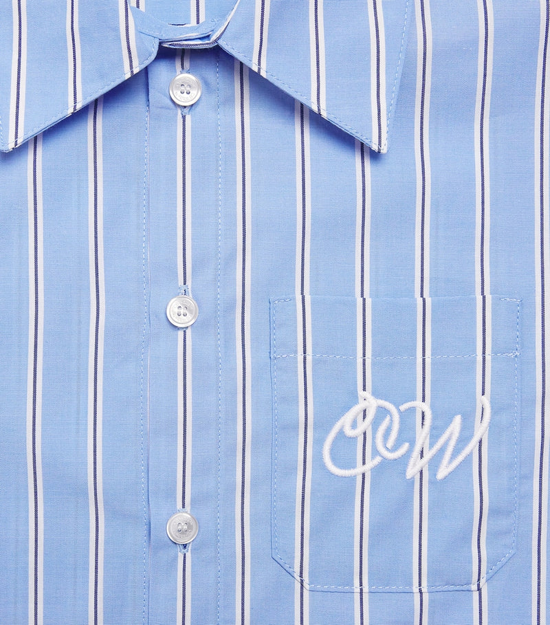 Off-White kids cotton stripe arrows shirt 4-12+ years, imported from the UK
