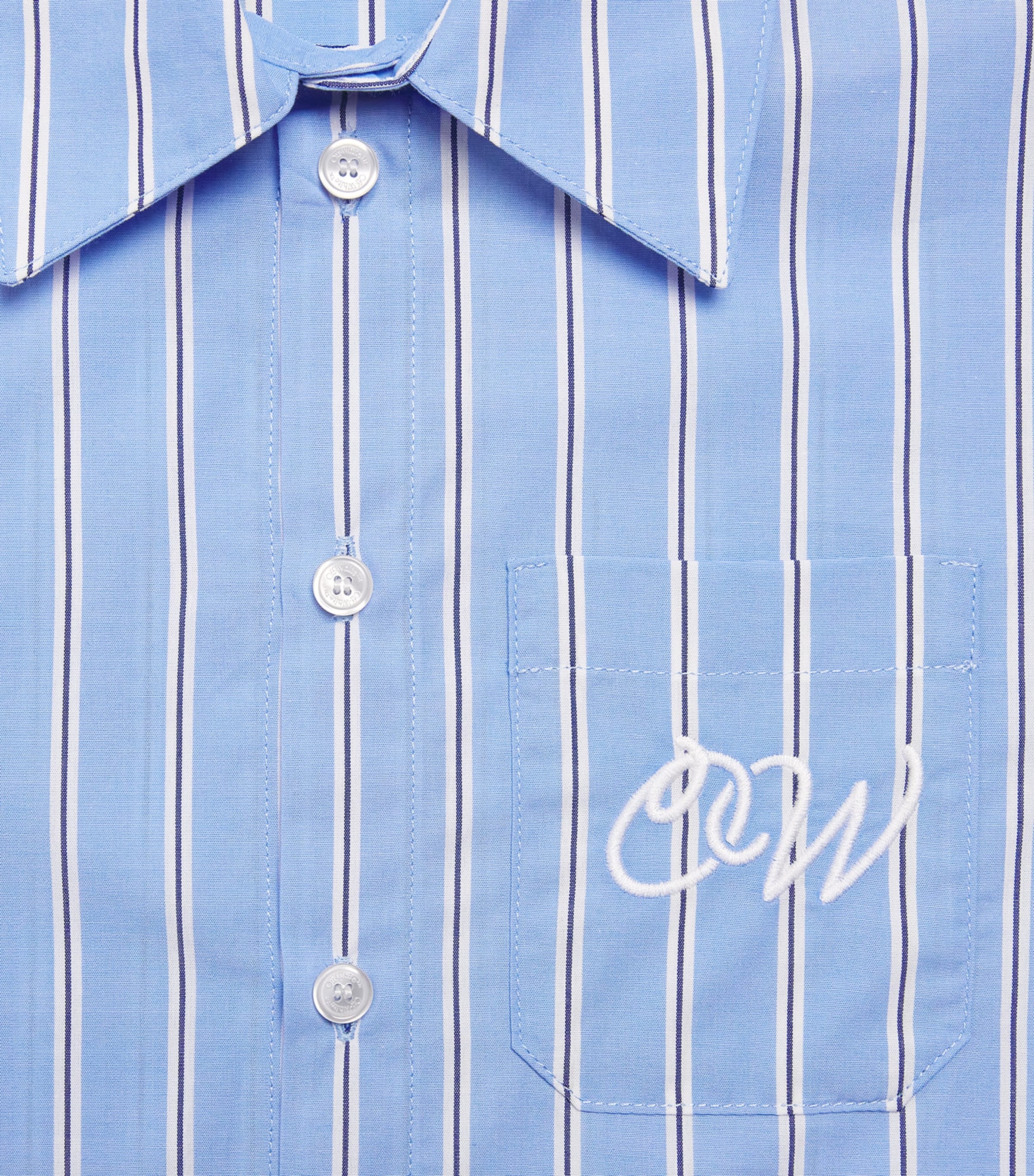 Off-White kids cotton stripe arrows shirt 4-12+ years, imported from the UK