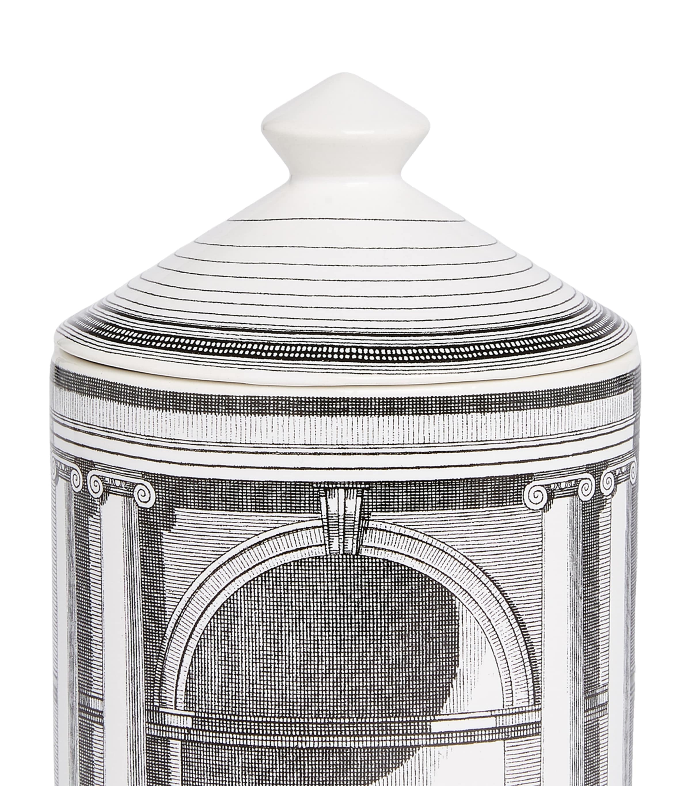 Fornasetti Small Architettura Candle woody Immaginazione scent 310g - British product
