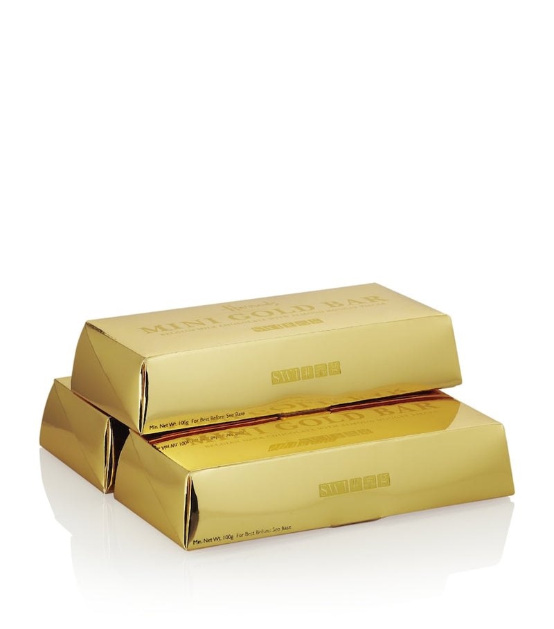 Harrods Belgian chocolate mini bars with almond nougat 3 x 100g, UK version