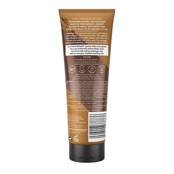 Charles Worthington Colourplex Enhanc Brunette Shampoo 250ml