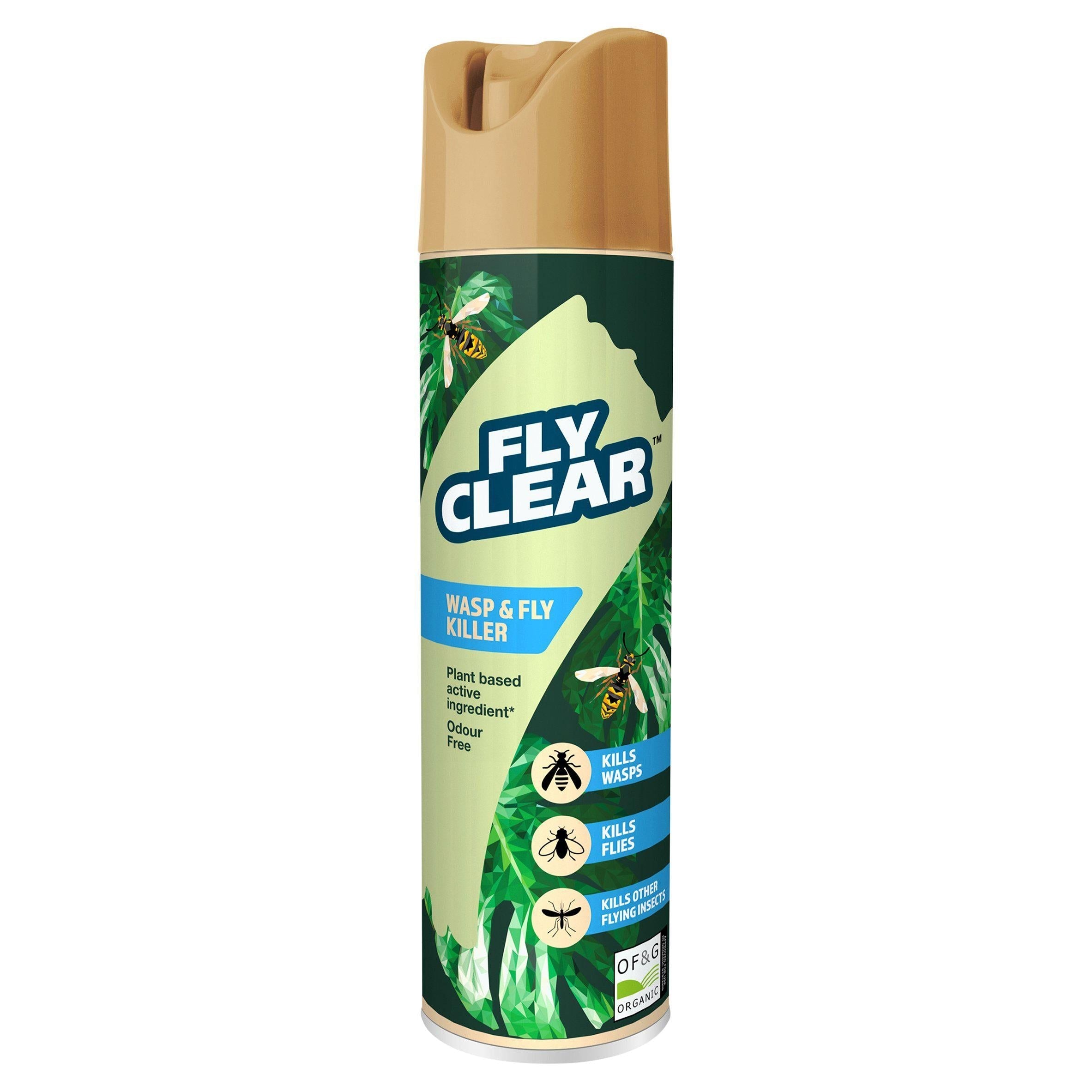Clear Wasp &amp;amp; Fly Killer Spray 400ml