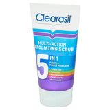 Clearasil 5 in 1 Multi-Action Exfoliating Face Scrub   150ml