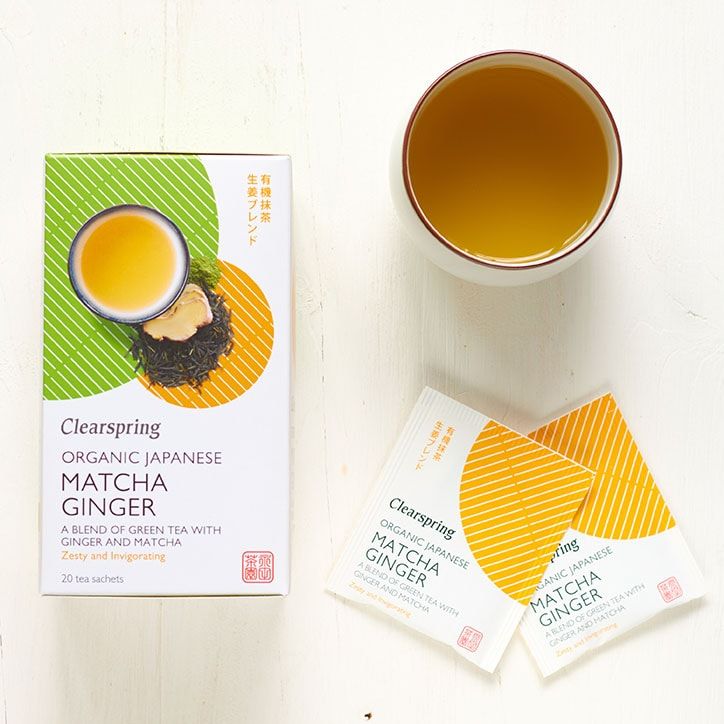 Clearspring Organic Japanese Matcha Turmeric, Green Tea 20 Tea Bags