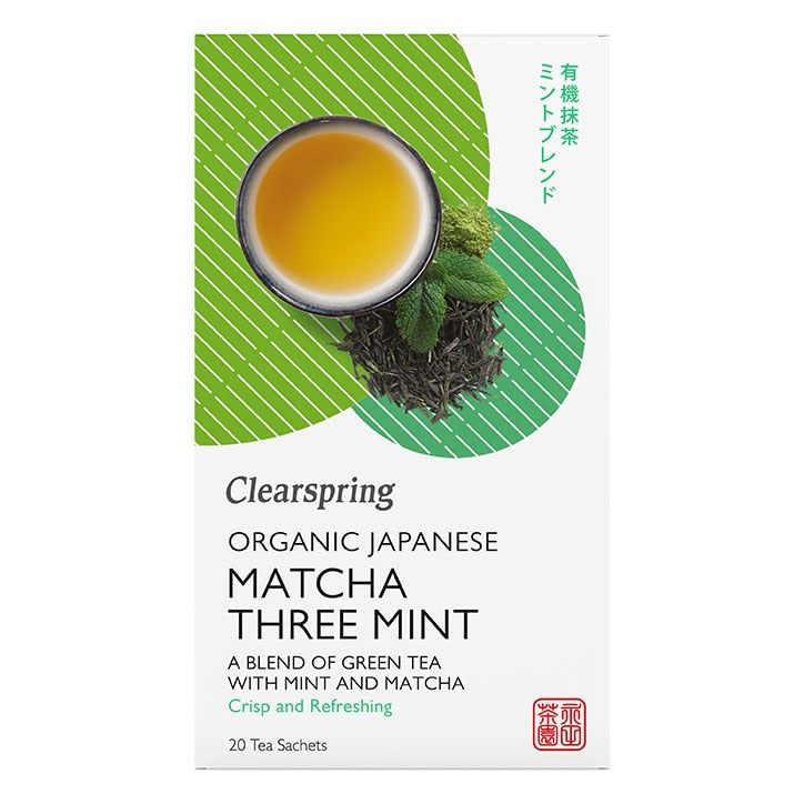 Clearspring Organic Japanese Matcha Turmeric, Green Tea 20 Tea Bags