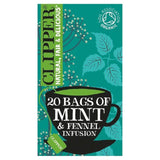 Clipper After Dinner Mints Organic Double Mint &amp;amp; Fennel Infusion Tea Bags   20 per pack