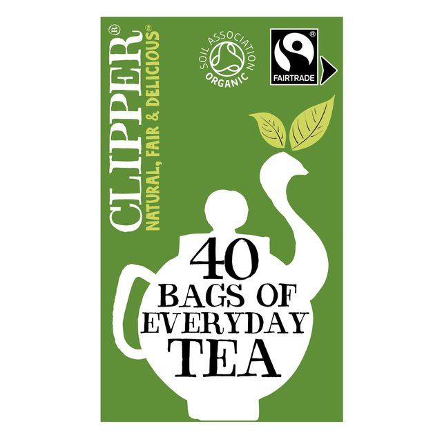 Clipper Organic &amp;amp; Fairtrade Everyday Tea   40 per pack