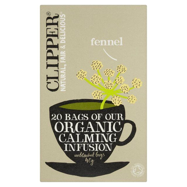 Clipper Organic Fennel Tea Bags   20 per pack