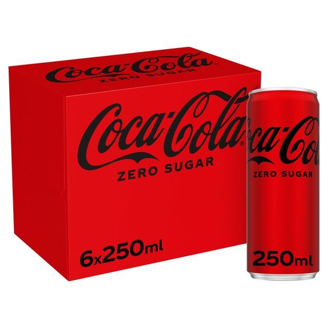 Coca-Cola Zero Sugar   6 x 250ml
