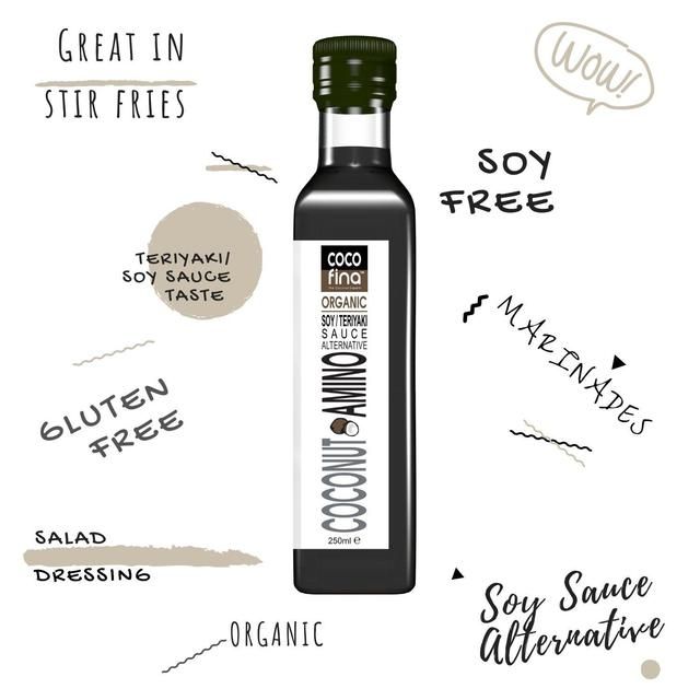 Cocofina Organic Coconut Amino Soya Teriyaki Sauce Alternative   250ml