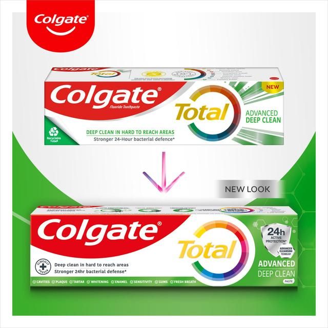 Colgate Total Advanced Deep Clean Toothpaste   3 x 75ml