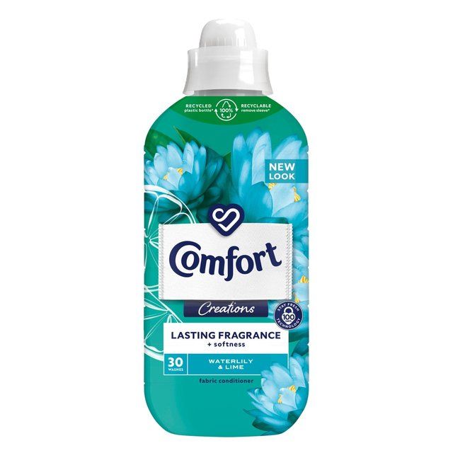 Comfort Creations Fabric Conditioner Waterlily &amp;amp; Lime 30 Washes   900ml