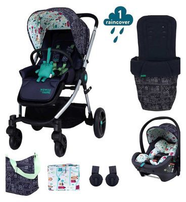 Cosatto Wowee Pushchair Car Seat Accessory Bundle My Town