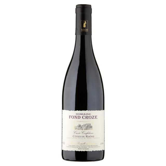 Cotes du Rhone Rouge Confidence Domaine Fond Croze   75cl