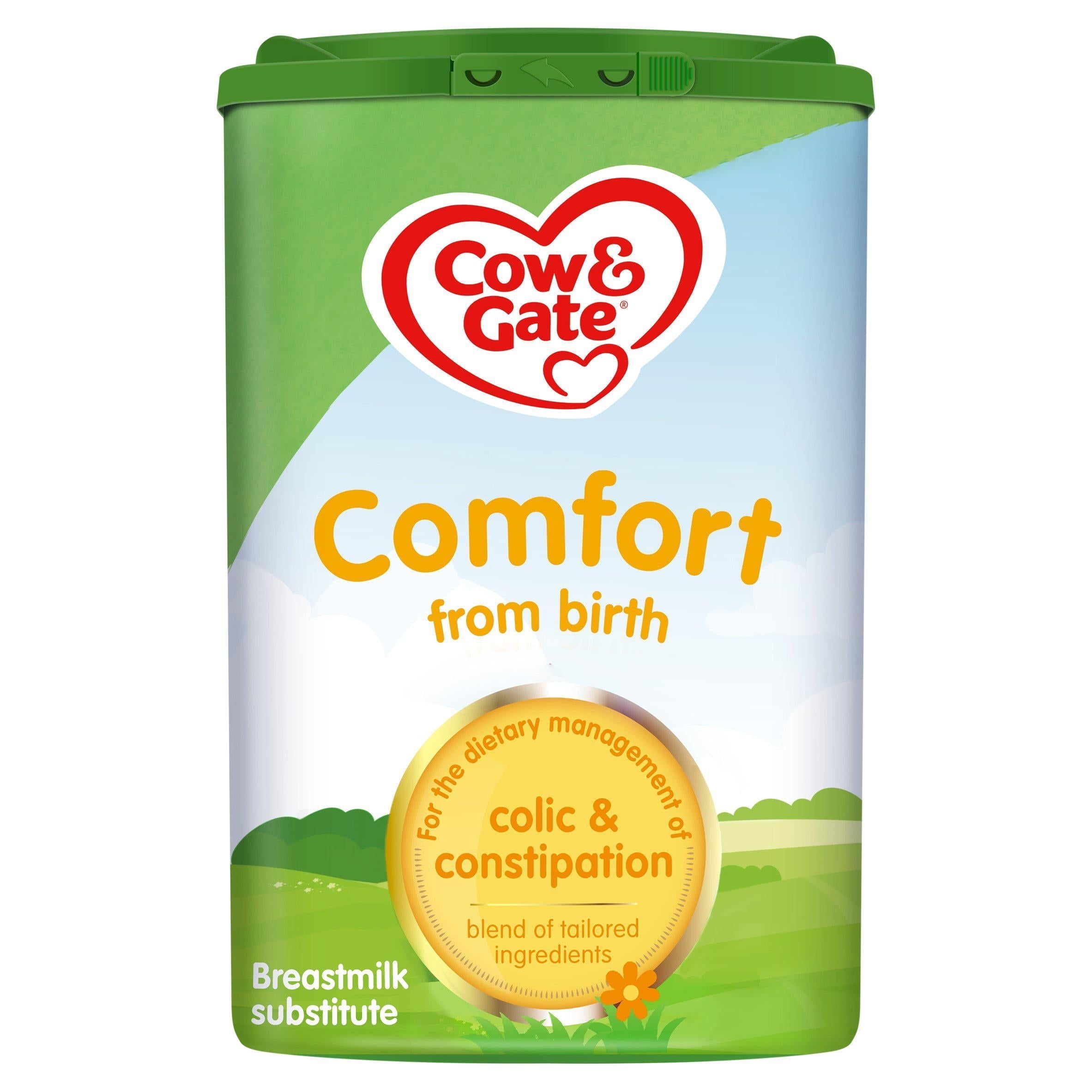 Cow &amp;amp; Gate Comfort Baby Milk Formula Powder From Birth 800g