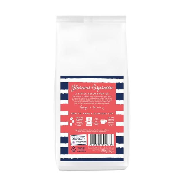 Cupsmith Glorious Espresso Ground   227g
