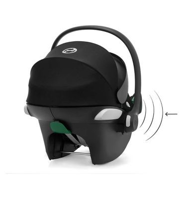 Cybex Aton B2 &amp;amp; Base One (iSize Infant Carrier &amp;amp; Base) - Volcano Black