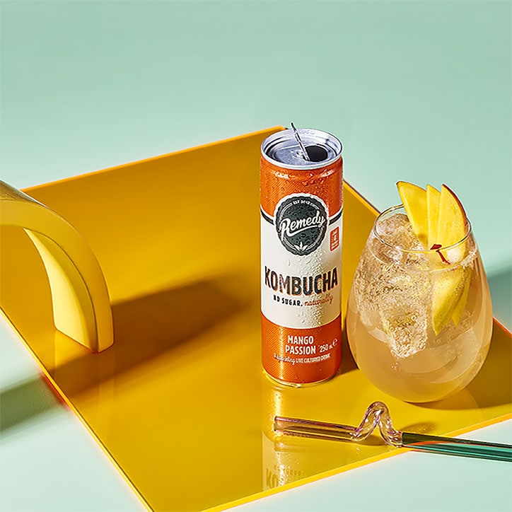 Remedy Kombucha Ginger Lemon 4 x 330ml - McGrocer