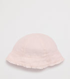 Tartine et Chocolat cotton embroidered baby bonnet (British brand)