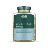 Holland & Barrett Pure Cod Liver Oil 500mg 120 Capsules - 999062