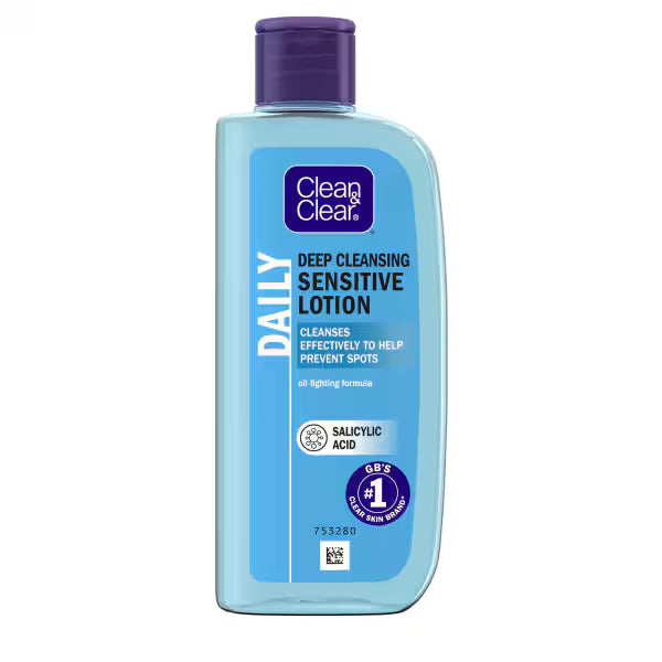 Clean & Clear sensitive cleansing lotion 200ml - British product