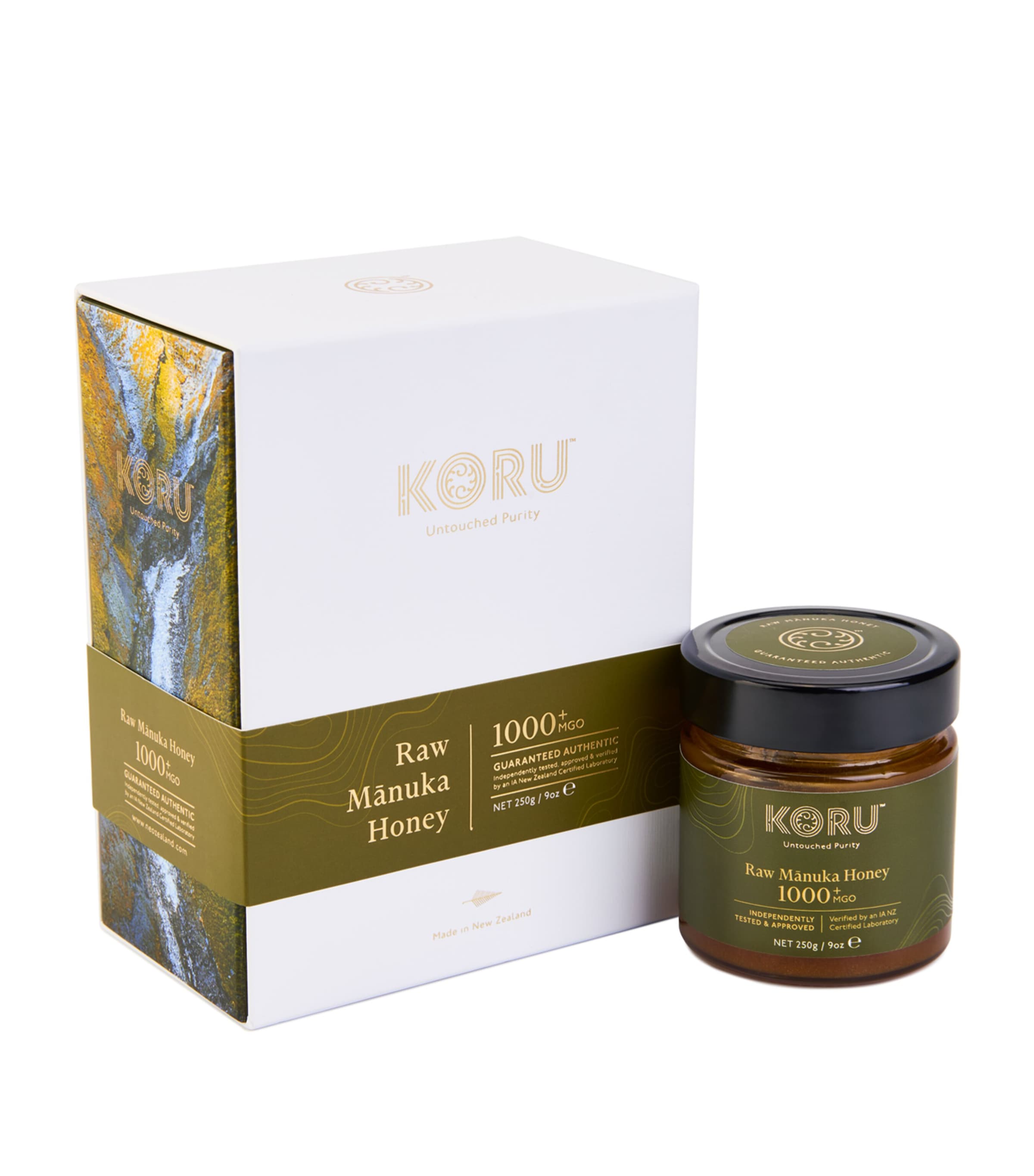 Koru 1000+ MGO Manuka Honey 250g, UK version