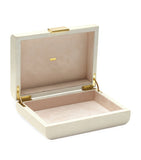 Aerin Small Shagreen Modern Jewellery Box - British product