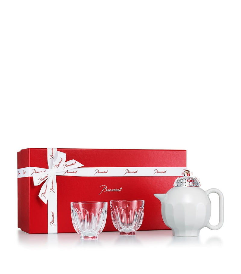 Baccarat Faunacrystopolis Harcourt tea set - British product