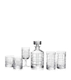 Ralph Lauren Hudson Plaid old-fashioned glasses set of two, imported from the UK