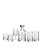 Ralph Lauren Hudson Plaid old-fashioned glasses set of two, imported from the UK