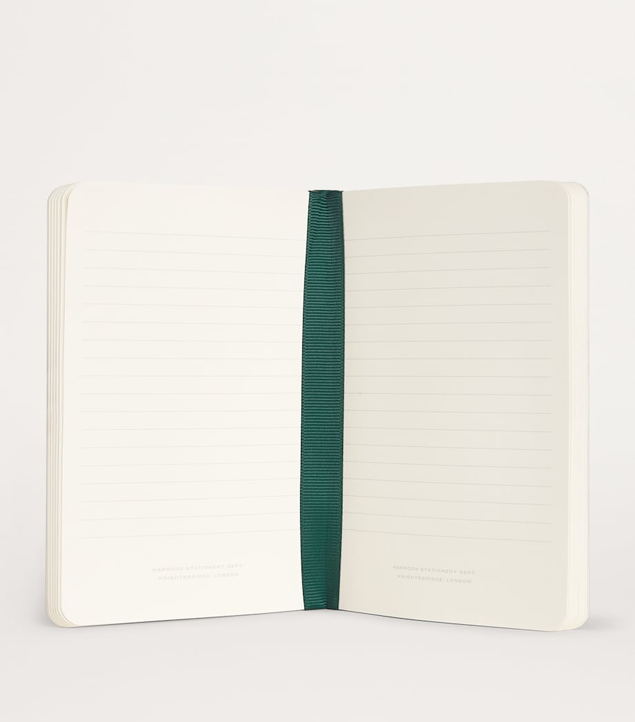 Harrods Logo A6 Lined Notebook, UK version