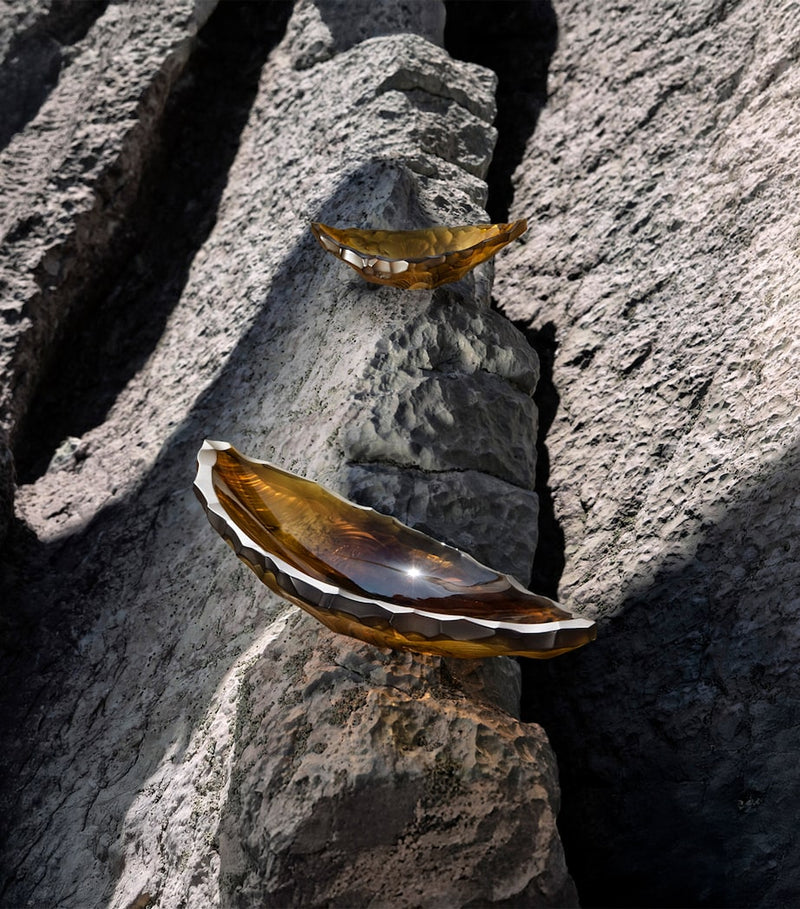 Lalique Silex crystal bowl 22cm, UK version