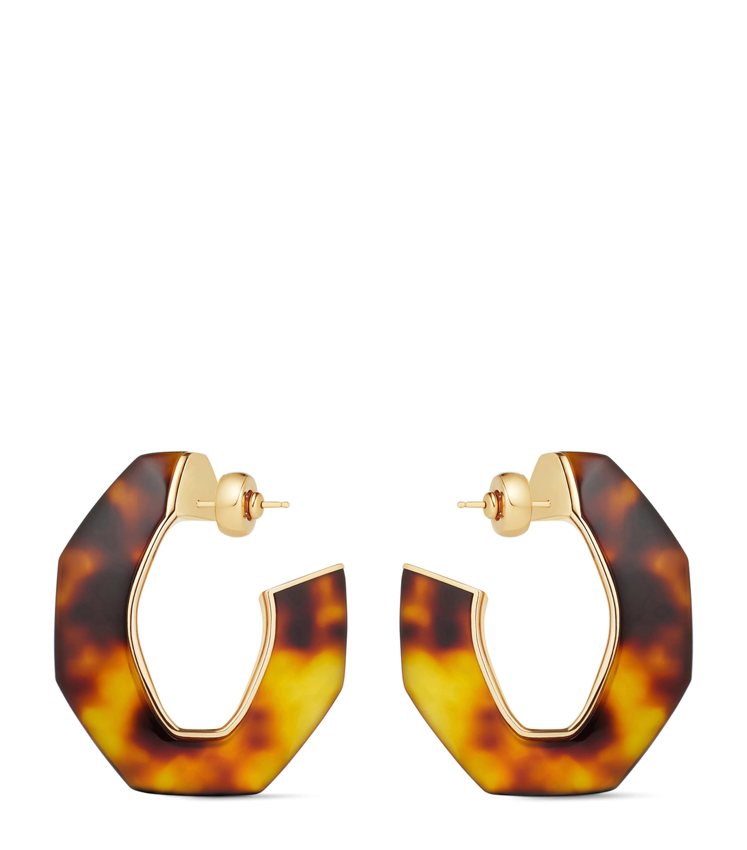 Givenchy Large Tortoiseshell Earrings