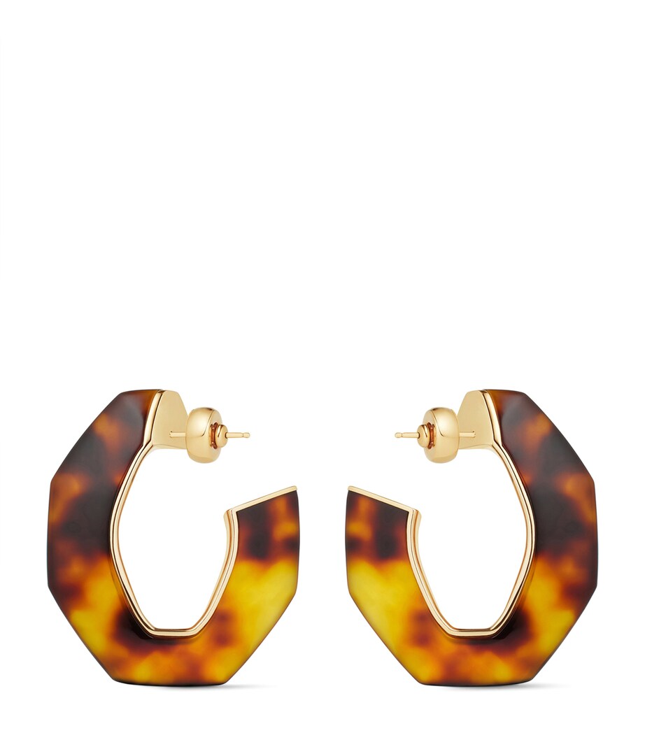 Givenchy Large Tortoiseshell Earrings
