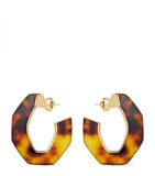 Givenchy Large Tortoiseshell Earrings