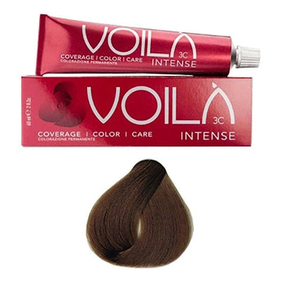 Intercosmo Voilà 3C Intense 4.8 Medium Brown Toffee Permanent Hair Colour 60ml