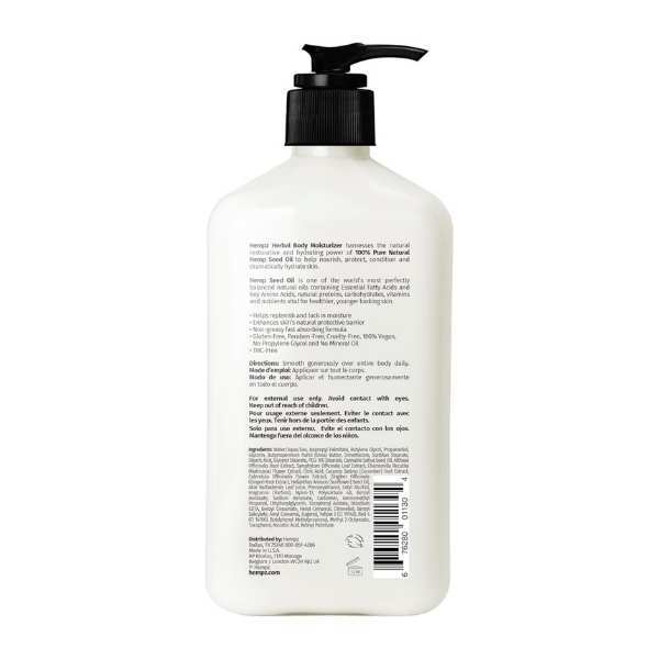 Hempz Original Herbal Body Moisturiser Lotion 500mL, imported from the UK