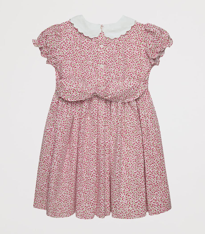Trotters Ditsy Duck-Appliqué dress for ages 2-5 years (British brand)