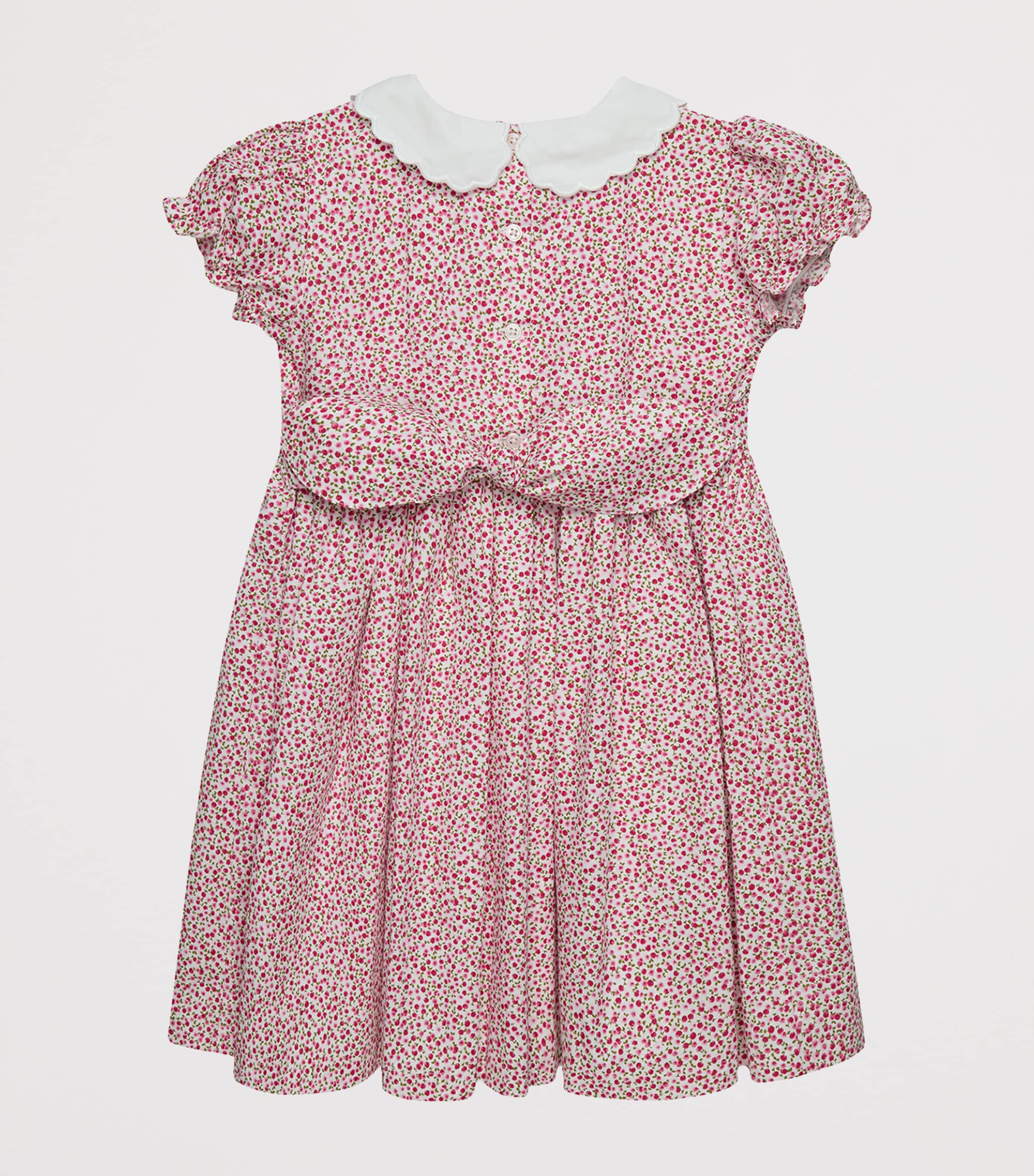 Trotters Ditsy Duck-Appliqué dress for ages 2-5 years (British brand)