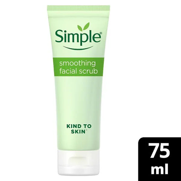 Simple Smoothing Facial Scrub 75ml (British brand)