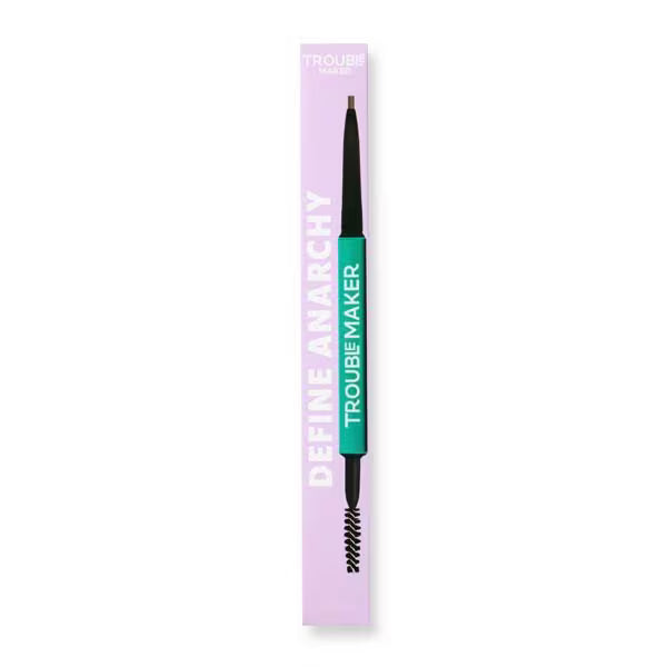 Trouble Maker Micro Brow Pencil Soft Black, imported from the UK