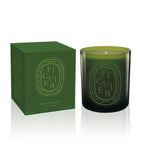 Fig Scented Candle in Coloured Glass Vessel 300g