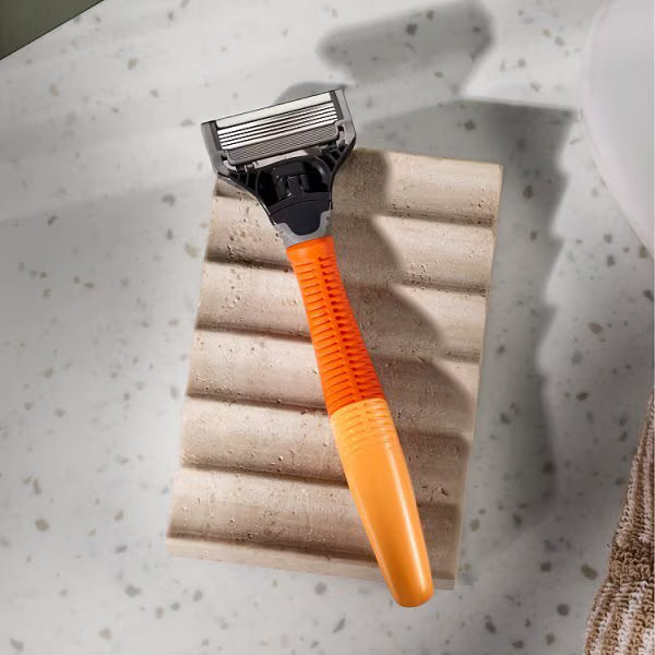 Harry's Truman Razor Handle Bright Orange, UK version