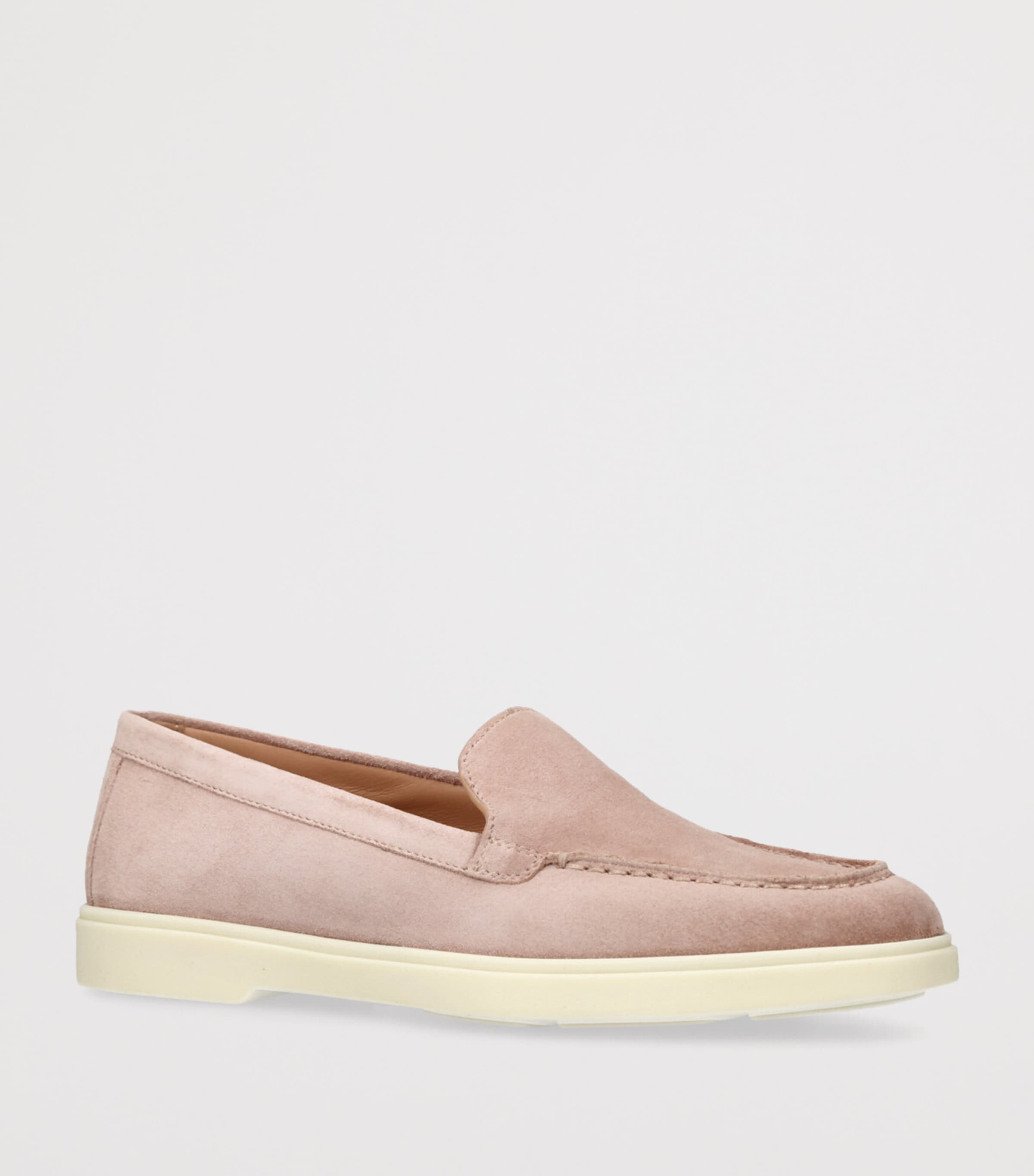 Santoni suede Detroit loafers (British brand)
