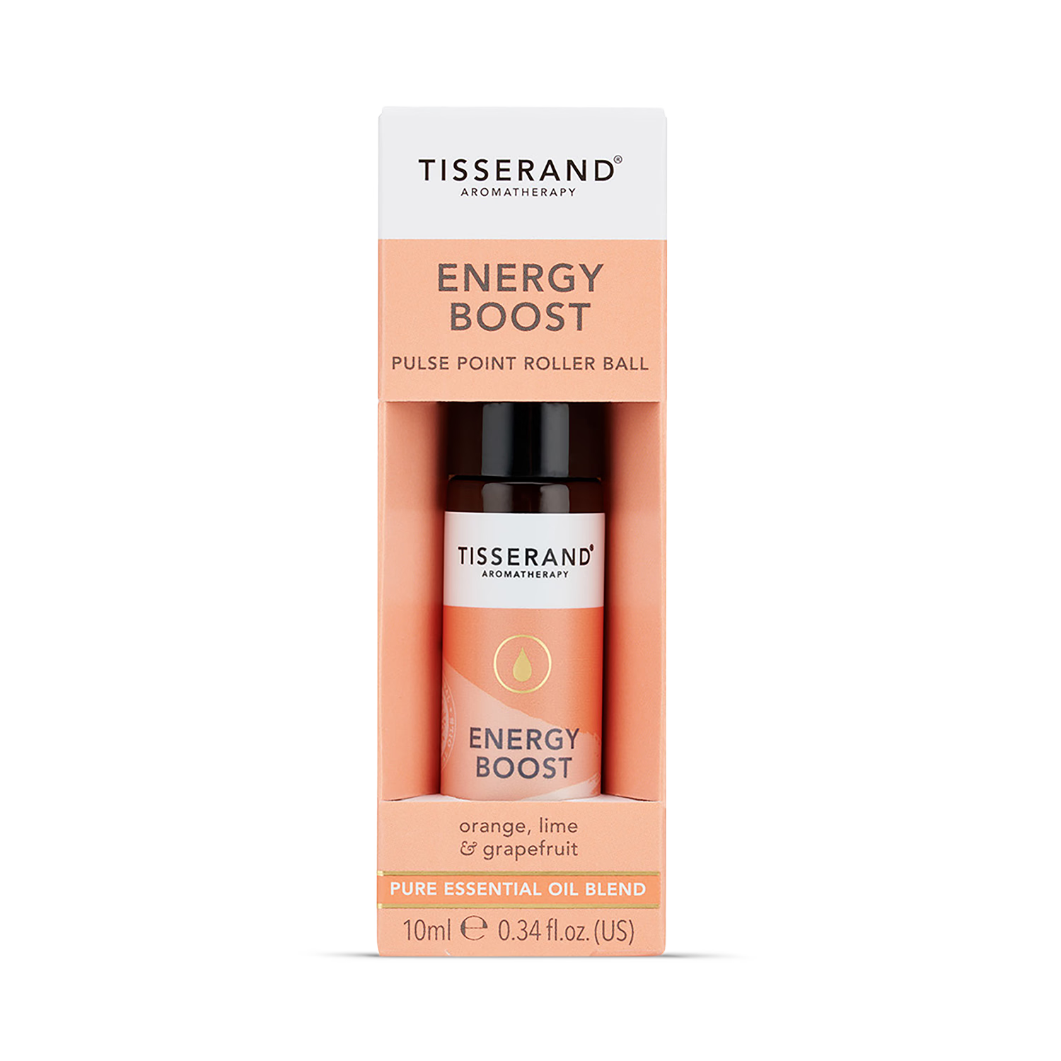 Tisserand Energy Boost Roller Ball essential oil (British brand)