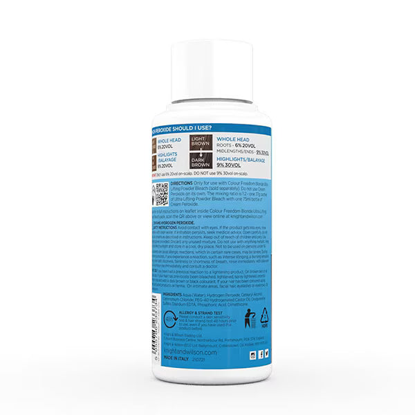Knight & Wilson Colour Freedom 30% Cream Peroxide Developer, UK version