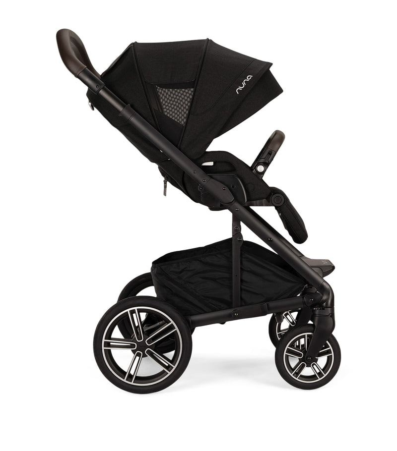 Nuna MIXX Next Pushchair and Carry Cot, ARRA Flex Car Seat and BASE Curv Adaptor Bundle