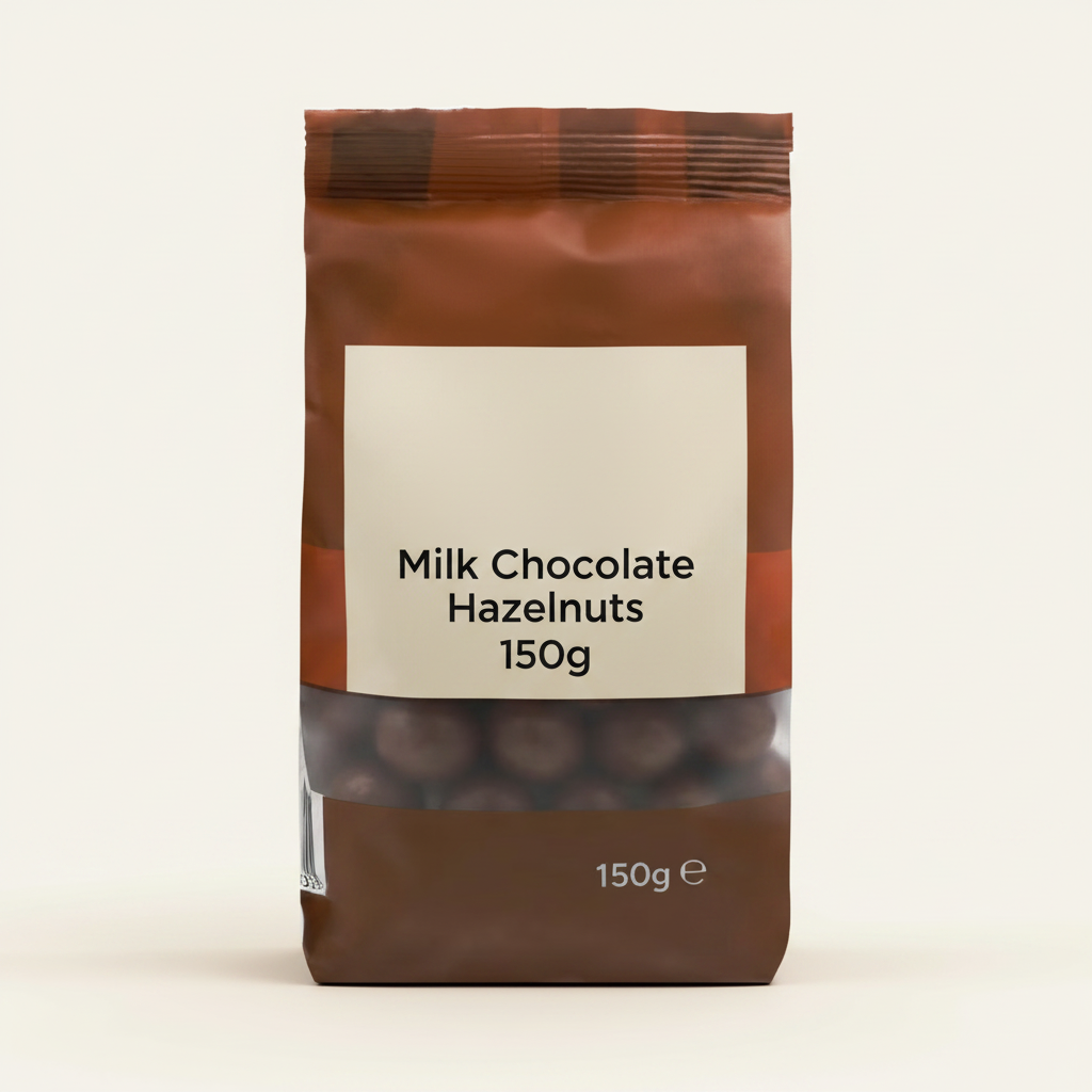 Holland & Barrett milk chocolate hazelnuts 150g, UK version