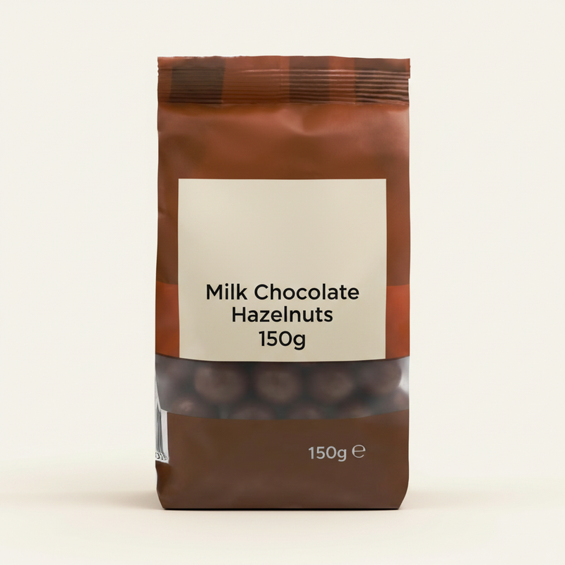 Holland & Barrett milk chocolate hazelnuts 150g, UK version