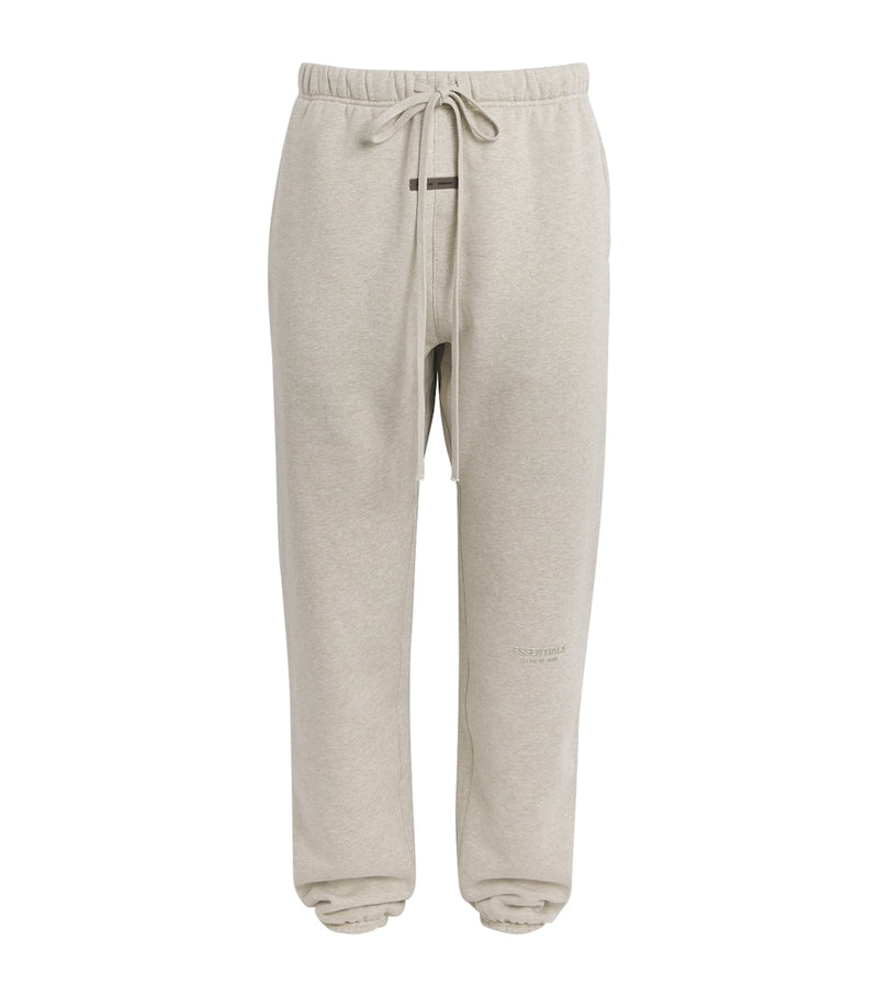 Cashmere and Cotton Blend Sweatpants with Turned-Up Cuffs and Pockets